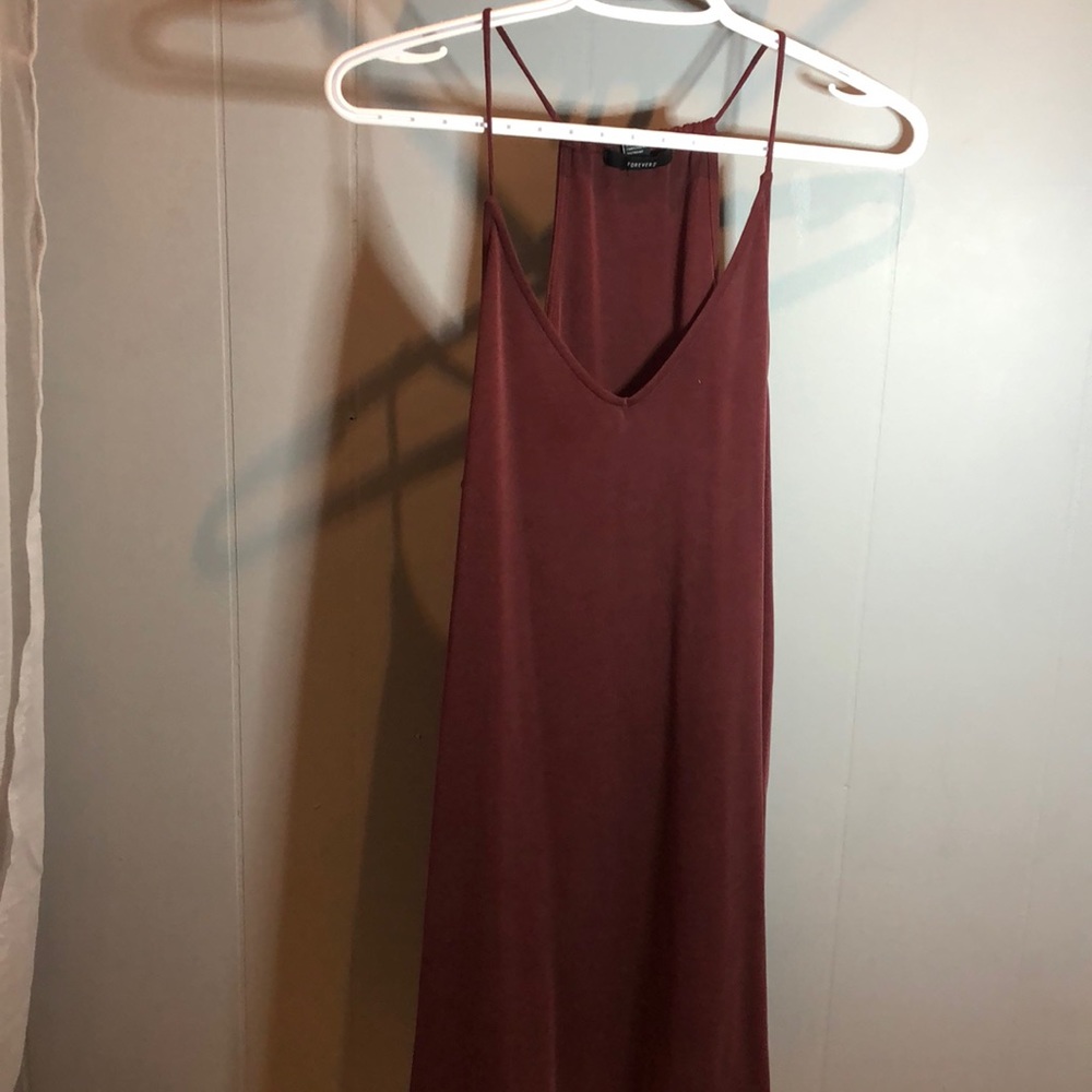 Deep v dress